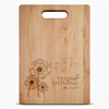 Image of Couples Love Cutting Board - Dandelion