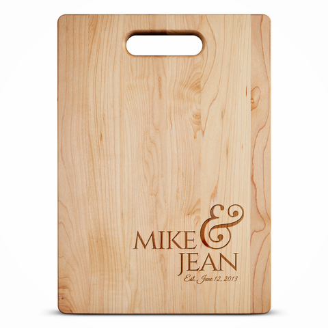 Couples Cutting Board