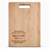 Image of Couples Cutting Board - Floral