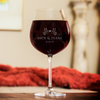 Image of Lovebirds Couple Wine Glass