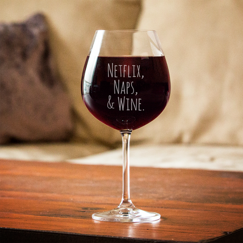 Netflix Wine Glass