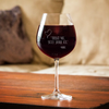 Image of Text Your Ex Wine Glass