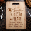 Image of Key To Grandma's Heart Cutting Board