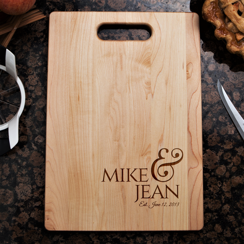 Couples Cutting Board