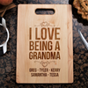 Image of I Love Being A Grandma Cutting Board