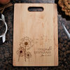 Image of Couples Love Cutting Board - Dandelion