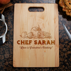 Love is Grandma's Kitchen Cutting Board