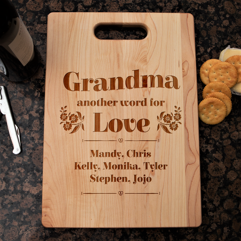 Another Word For Love Cutting Board