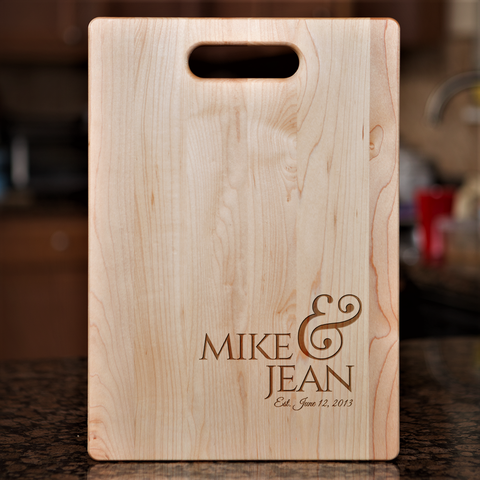 Couples Cutting Board