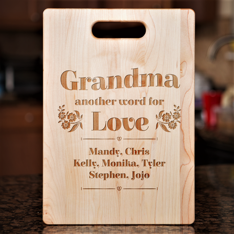 Another Word For Love Cutting Board