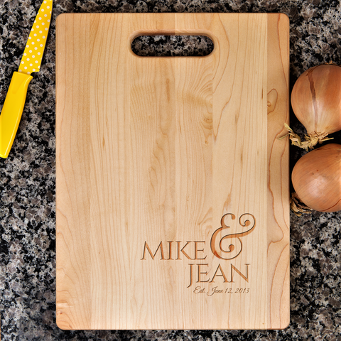 Couples Cutting Board