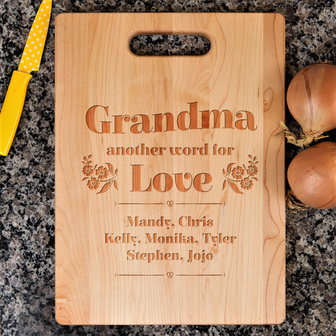 Another Word For Love Cutting Board