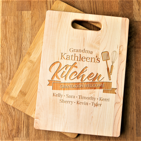 Grandma's Kitchen Cutting Board