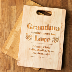 Another Word For Love Cutting Board