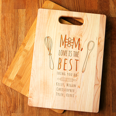 Mom Love Is The Best Cutting Board