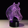 Image of Limited Offer: Horse 3D LED Lamp