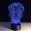 Image of Limited Offer: Sugar Skull 3D Illusion Lamp