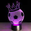 Image of Soccer Princess Ball 3D LED Lamp