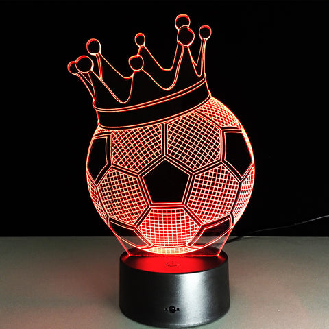 Soccer Princess Ball 3D LED Lamp