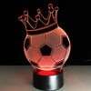 Image of Soccer Princess Ball 3D LED Lamp