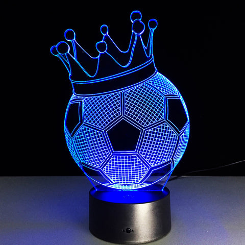 Soccer Princess Ball 3D LED Lamp