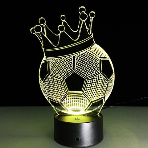 Soccer Princess Ball 3D LED Lamp