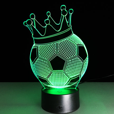 Soccer Princess Ball 3D LED Lamp