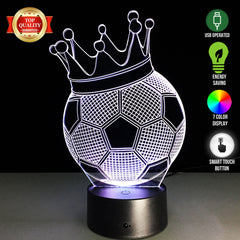 Soccer Princess Ball 3D LED Lamp