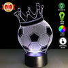 Image of Soccer Ball 3D LED Lamp