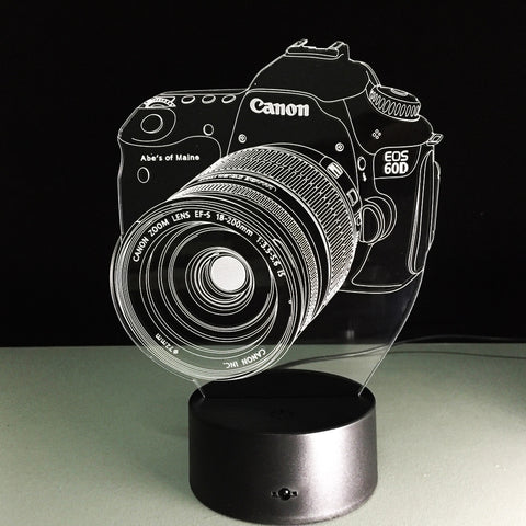 Limited Offer: Camera 3D Illusion Lamp