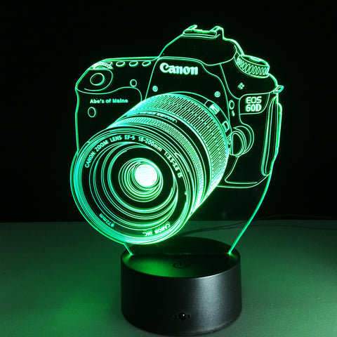 Limited Offer: Camera 3D Illusion Lamp