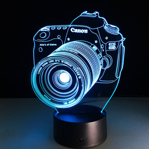 Limited Offer: Camera 3D Illusion Lamp