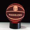 Image of Warriors Ball 3D LED Lamp