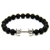 Image of Buy One Get One Free: Black Matte Dumbbell Bracelet