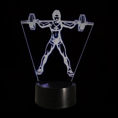 Limited Offer: Fitness 3D Illusion Lamp