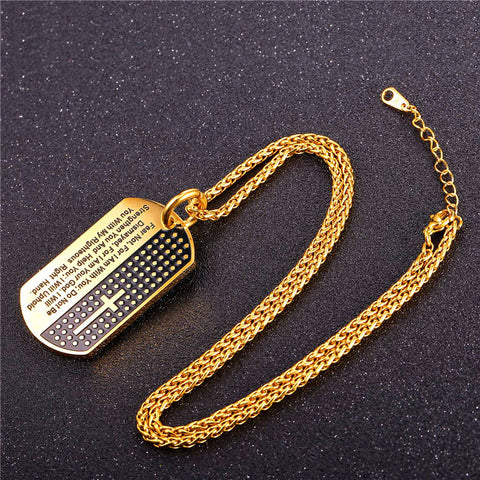 Fear Not - Dog Tag Necklace