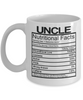 Image of Uncle Nutritional Facts Mug