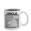 Image of Uncle Nutritional Facts Mug