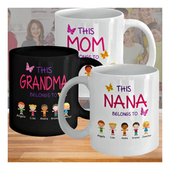 Personalized Mugs: This Belongs To ...