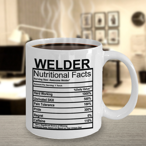 Welder Nutritional Facts