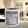 Image of Brother Nutritional Facts Mug