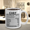 Image of Chef Nutritional Facts Mug