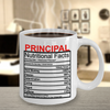 Image of Principal Nutritional Facts Mug