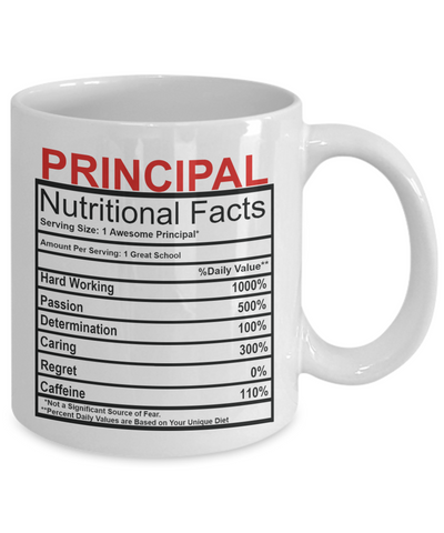 Principal Nutritional Facts Mug