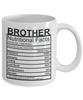 Image of Brother Nutritional Facts Mug