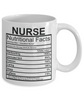 Image of Nurse Nutritional Facts Mug