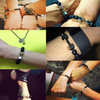 Image of Buy One Get One Free: Black Matte Dumbbell Bracelet