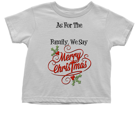 Personalized: We Say Merry Christmas