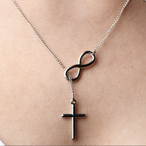 Cross Infinity Necklace