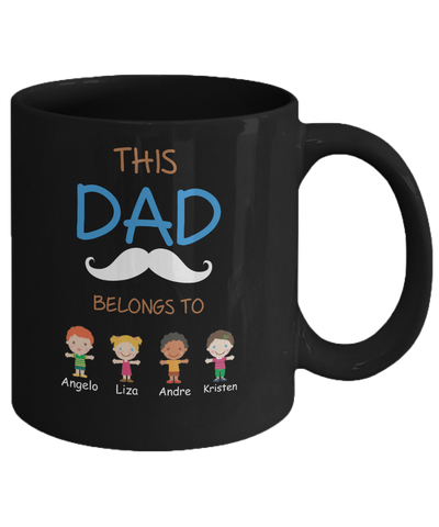 Personalized Mugs (Men): This Belongs To ...